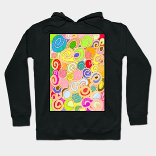 swirl colourful Hoodie